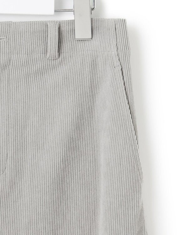 23区 S 【SLOW/一部店舗限定】ソフトコーデュロイ マーメイド スカート グレー系