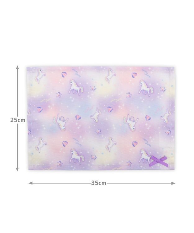Mother garden マザーガーデン ユニコーン ランチマット 《ぷっくり柄》 小 ぷっくり柄