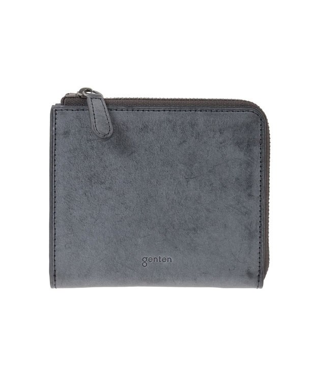 genten プレッソ ミニ財布 ブラック