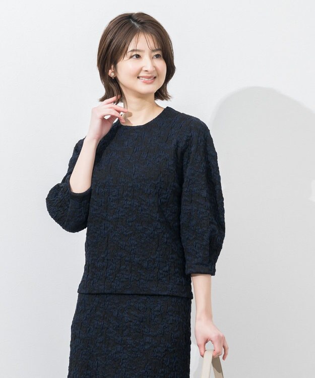 ONWARD Reuse Park 【ICB】ニット春夏 ネイビー