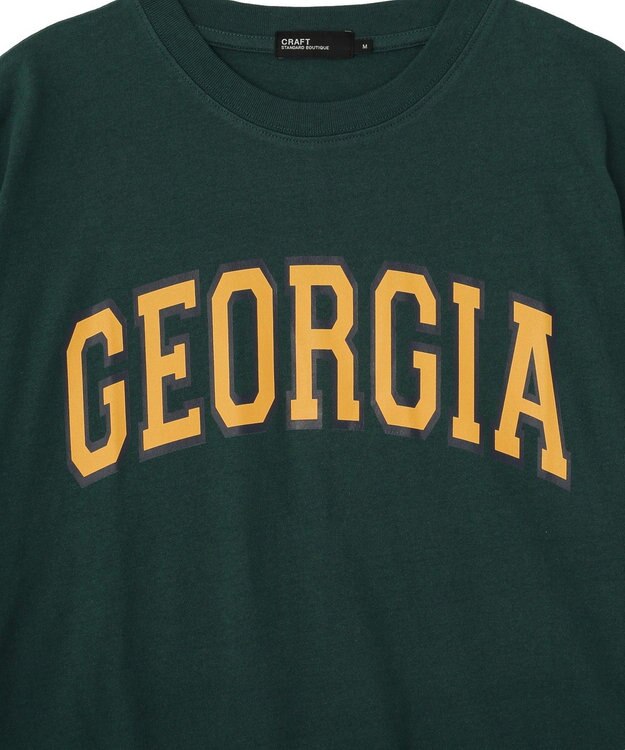 CRAFT STANDARD BOUTIQUE カレッジロゴグラフィックＴシャツ Green