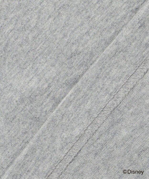 J.PRESS MEN 【DISNEY COLLECTION】【UNISEX】ワンポイント Tシャツ / ミッキ－マウス ライトグレー系