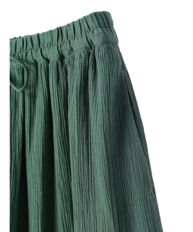 earth music&ecology ガウチョパンツ Green