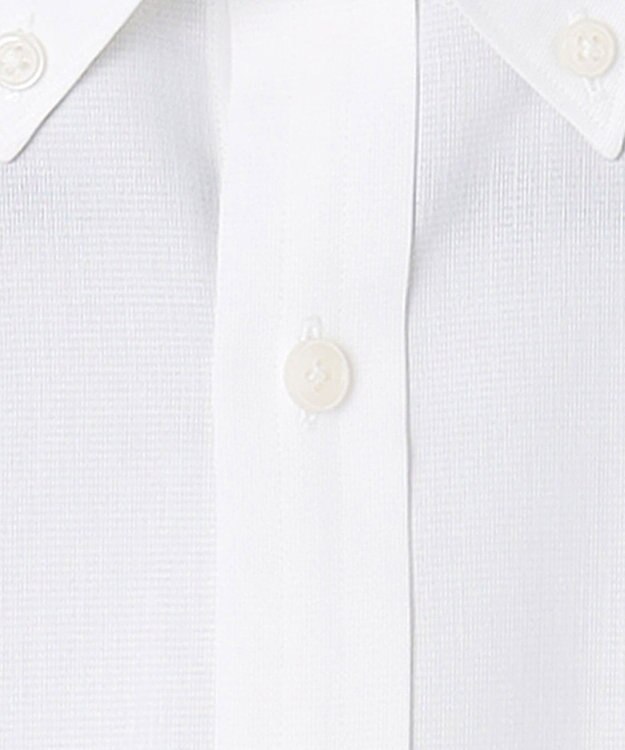 GOTAIRIKU 春夏向け【形態安定】SUMMERPREMIUMPLEATS_ボタンダウン 長袖ドレスシャツ ホワイト系