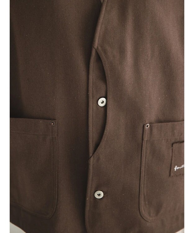 CRAFT STANDARD BOUTIQUE 【リサイクル】ヘビーツイルワークベスト Brown