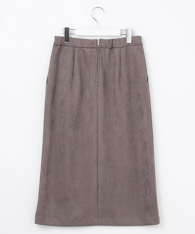 J.PRESS LADIES 【洗える】スエードダンボール スカート ブラウン系