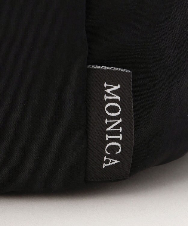 LA BAGAGERIE 【MONICA】クリンクルナイロン　ドロスト2WAYバッグ ブラック