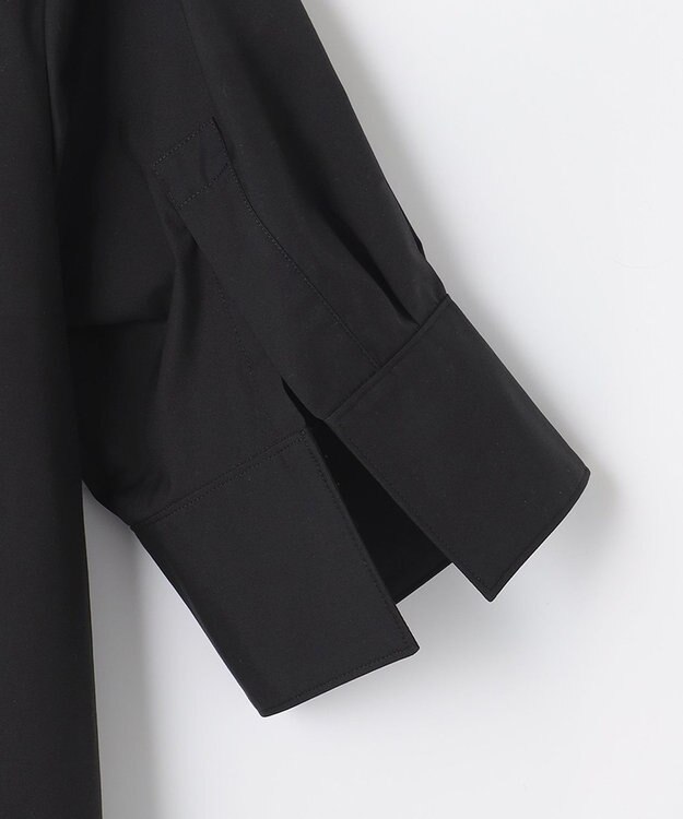 #Newans 【ANSWER for アクセサリーLOVER】ビッグカフスクルーネックブラウス ブラック系