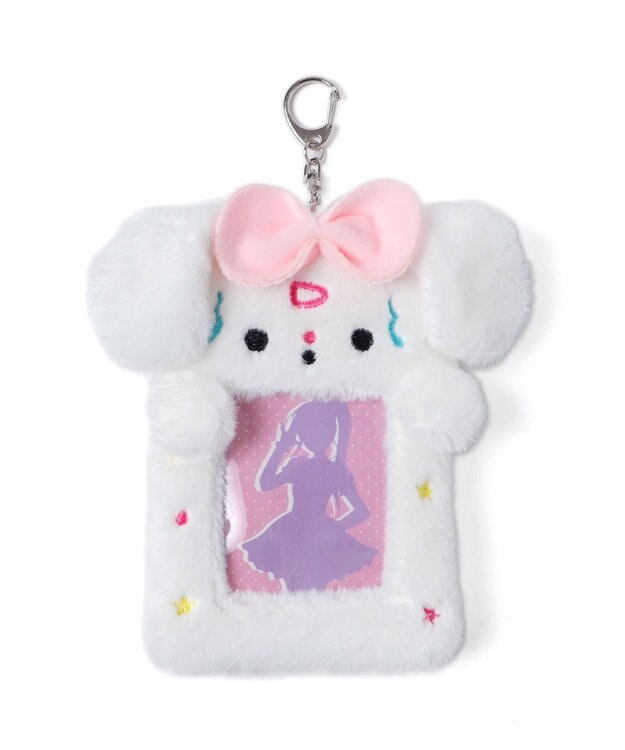 WEGO ふわふわぬいカードホルダーキーホルダーA 柄4