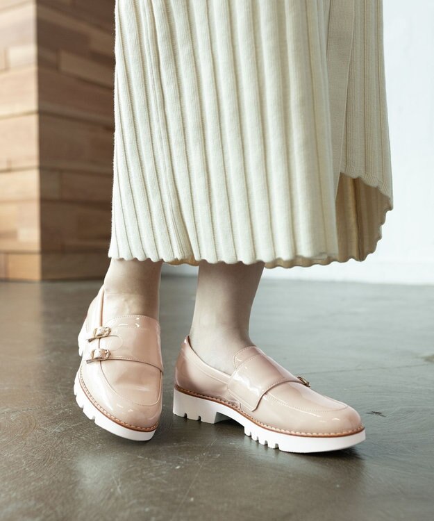 ASICS WALKING ペダラ レディース 2E 3.0cmヒール ベージュ系