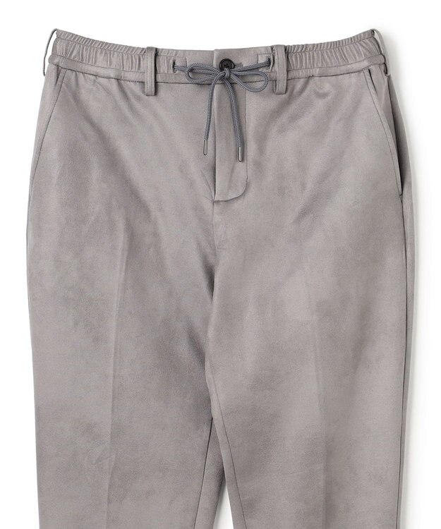 JOSEPH HOMME 【ストレッチ】レザーライクジャージー　ドロスト付きテーパードパンツ / PEGG CONVERTIBLE ライトグレー系