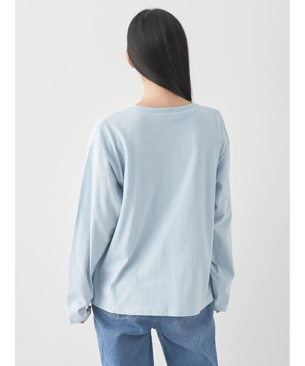 earth music&ecology レギュラーロゴロンＴｅｅ Blue