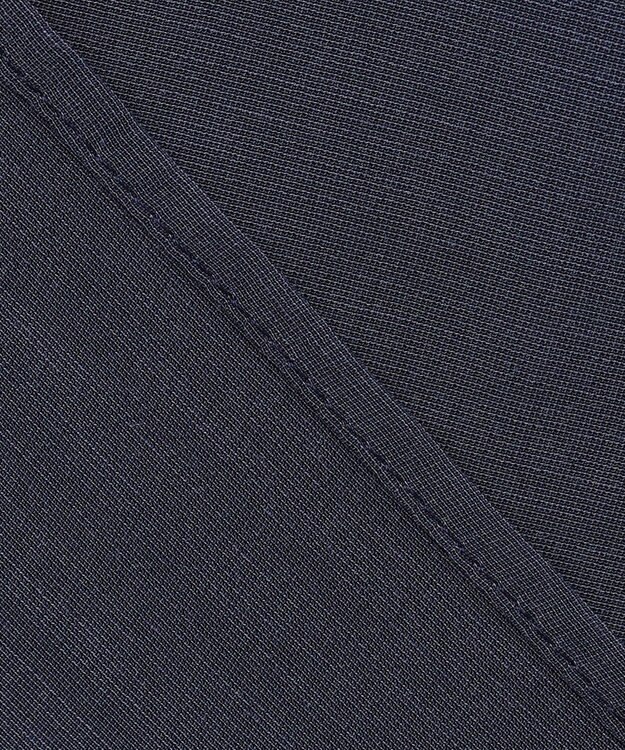 自由区 【洗える・XSサイズあり】キュプラコットンブロード ブラウス ネイビー系