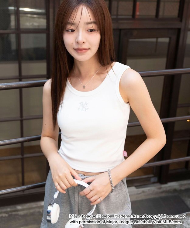 WEGO 別注MLBラインストーンタンク 柄2