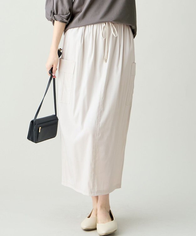 ANY L 7daysデイリーリラックススカート エクリュ