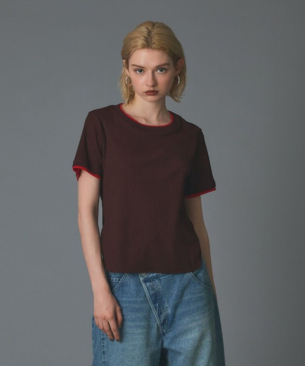 GRACE CONTINENTAL シアーテレコカットトップ ブラウン
