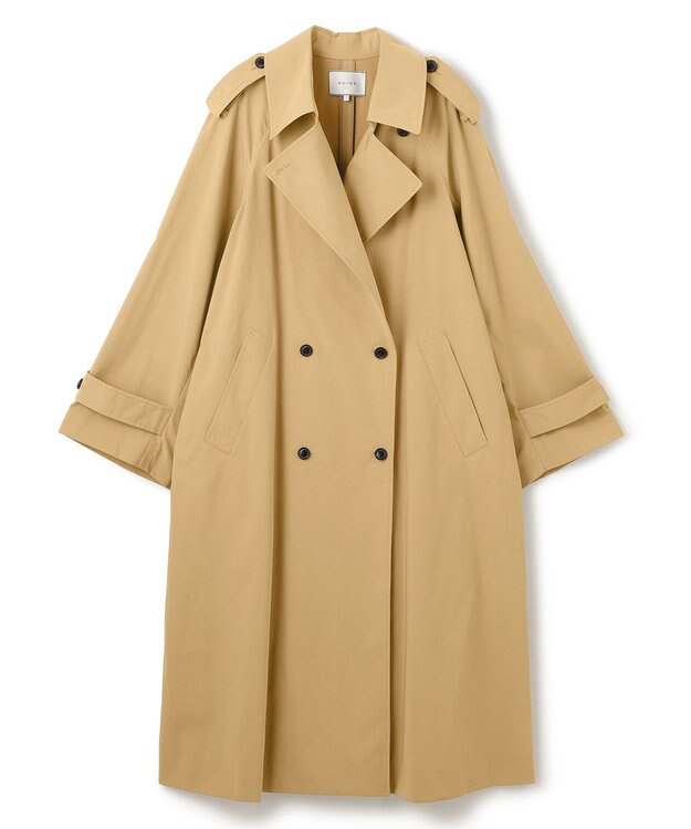 BEIGE， IBERIS / オーバーサイズトレンチコート Beige