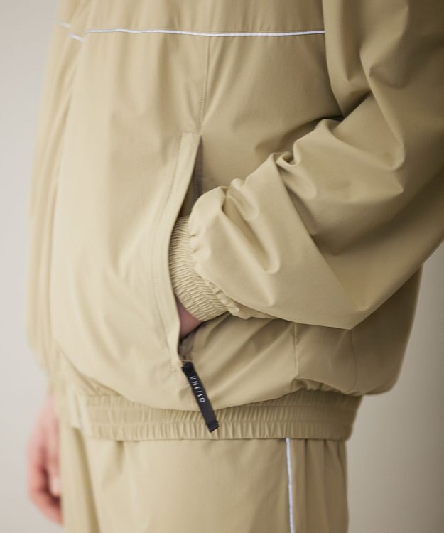 UNFILO MENS ライト ハイストレッチムーブ トラックジャケット [24年商品] スモーキーグリーン