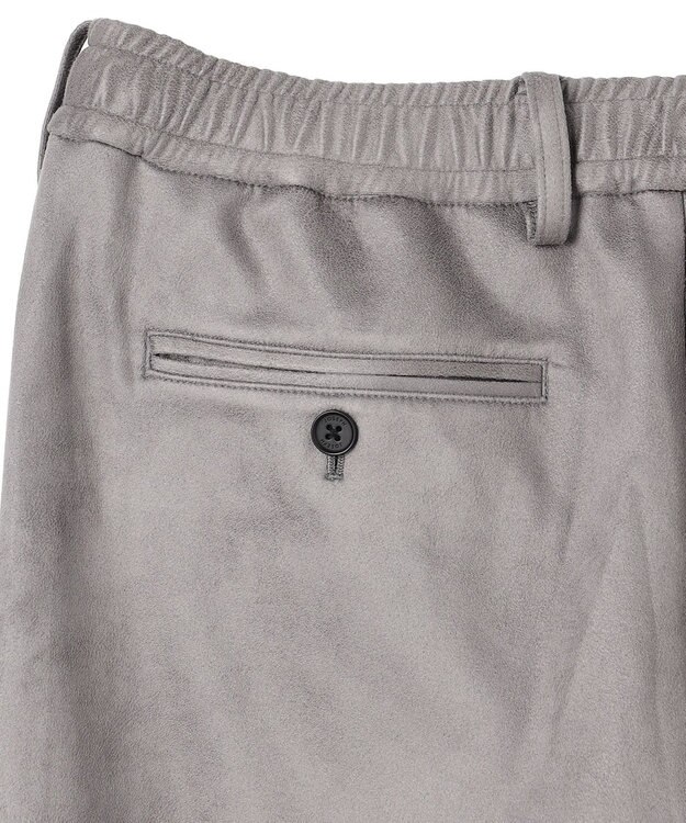 JOSEPH HOMME 【ストレッチ】レザーライクジャージー　ドロスト付きテーパードパンツ / PEGG CONVERTIBLE ライトグレー系