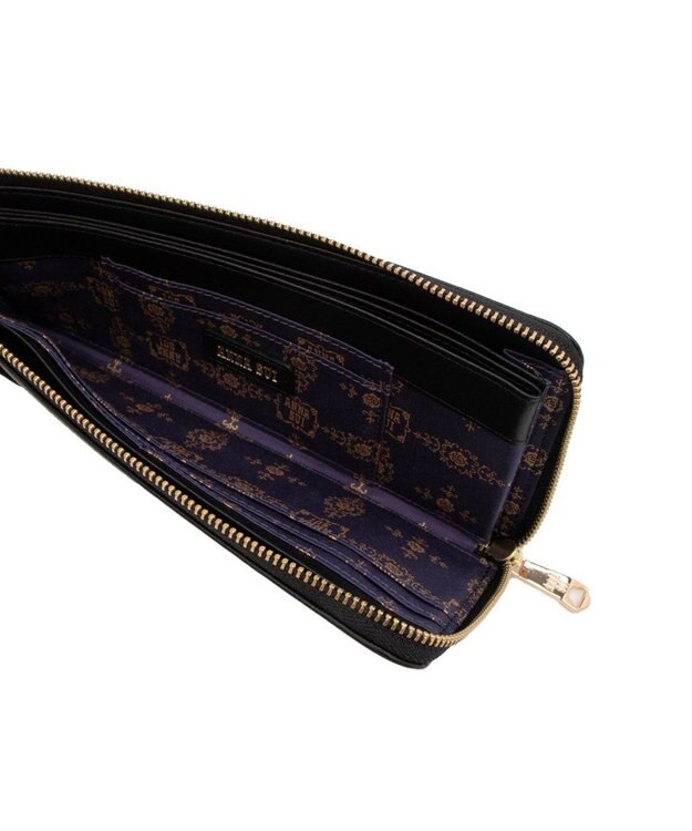 ANNA SUI TITIソフト 薄マチ長財布 ブラック