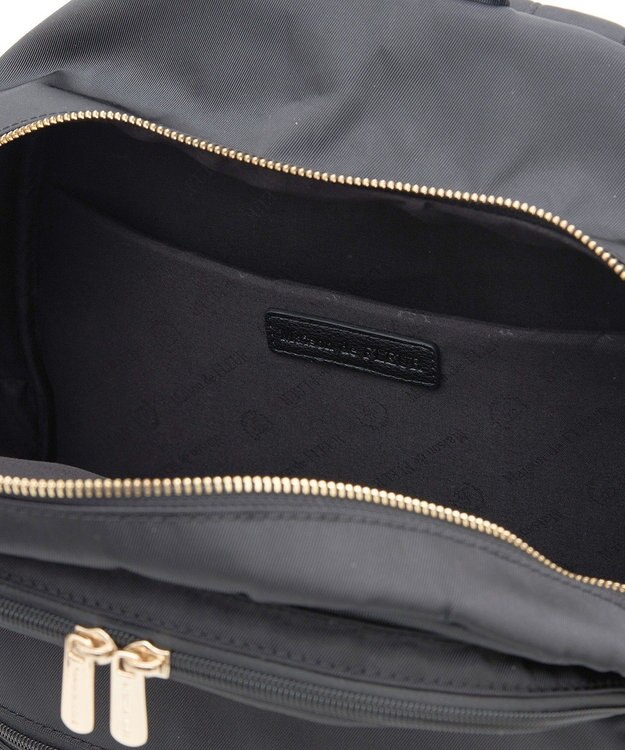 Maison de FLEUR 撥水加工ポケットリボンリュック Black