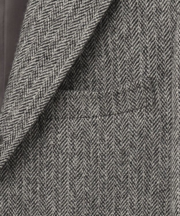 J.PRESS MEN 【LOVAT】 LAVEROCK TWEED ヘリンボーン ジャケット グレー系1