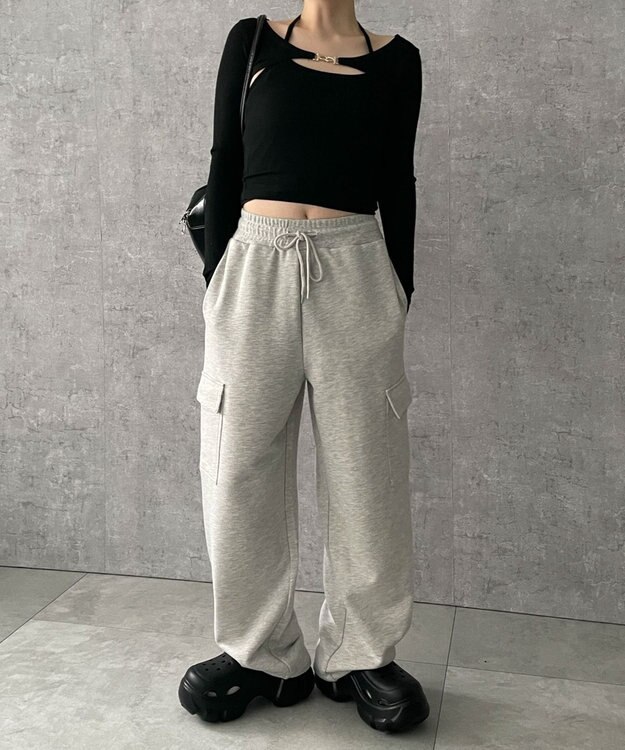 WEGO 【２点セット】カーデ付きアンサンブル ブラック