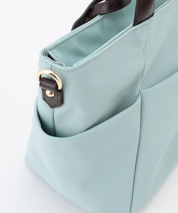 J.PRESS LADIES 【WEB限定】2wayナイロン Midium トート バッグ サックスブルー系