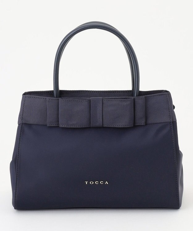 TOCCA NOBLE RIBBON NYLONBAG ナイロンバッグ ネイビー系