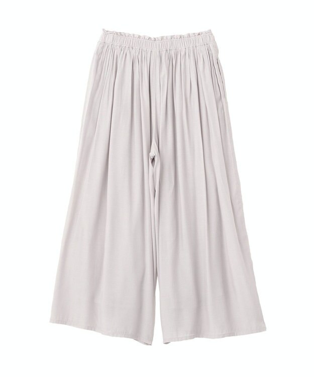 Green Parks 接触冷感シルキータッチローンスカーチョ Gray Beige