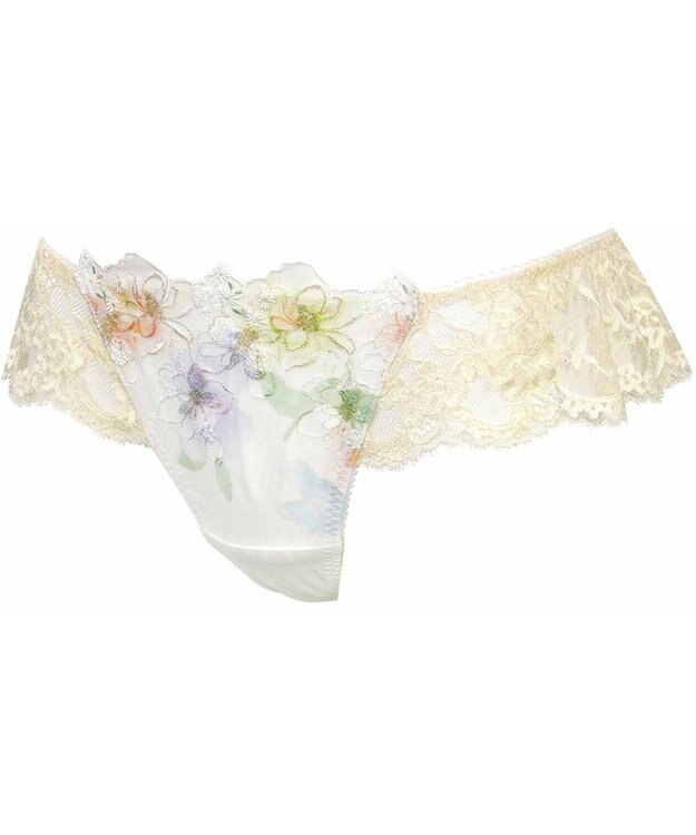 WACOAL Ｔバック ショーツ 【ハグするブラ】 BRB498とペア はきこみ丈あさめ ソング レディース PRA498 /ワコール アイボリー