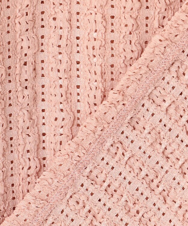 組曲 S レーシージャージーニットライク カットソー ピンク系