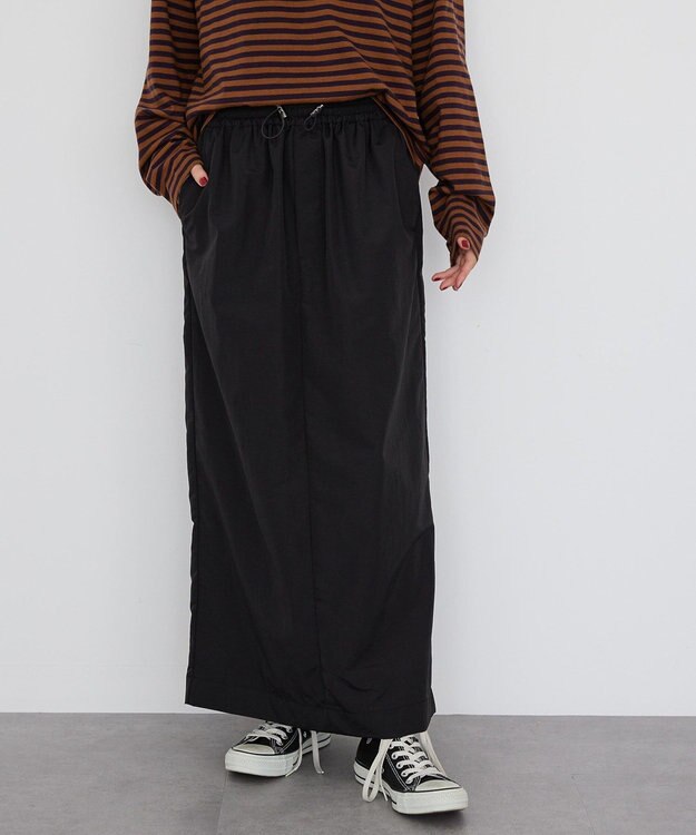 AMERICAN HOLIC ドローコードタイトスカート Black