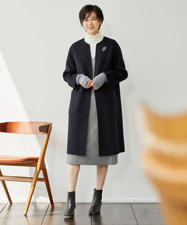 シャンブレーツイル ジャンパースカート / J.PRESS LADIES