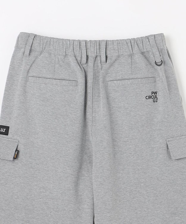 PW CIRCULUS 【MEN】ワイドハーフパンツ ゴルフ グレー系