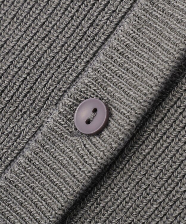 earth music&ecology レーストリムカーディガン Gray