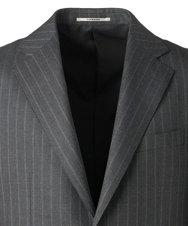 J.PRESS MEN 【WEB・一部店舗限定】インテリジェントストライプ スーツ / 総裏 グレー系2