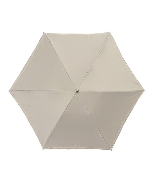 MOONBAT 【フルラ （FURLA）】晴雨兼用折りたたみ日傘　ジッパー刺繍 ダークグレー