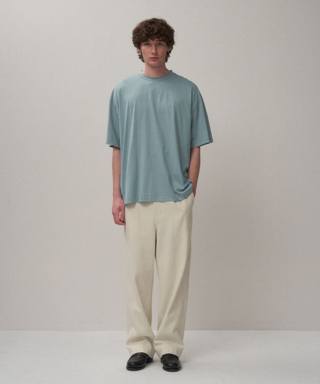 ATON SUVIN 60/2 | オーバーサイズ Tシャツ - UNISEX SAX