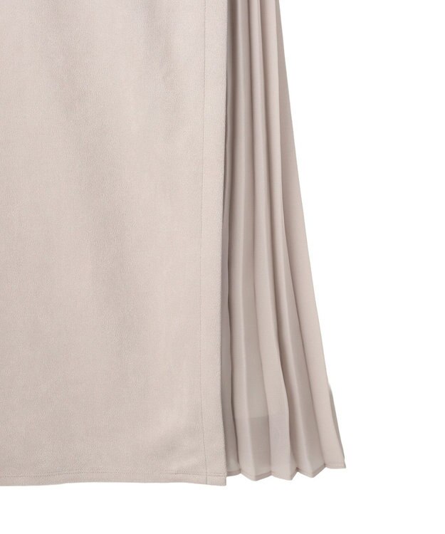 YECCA VECCA 【2点SET】ブラウスセットプリーツMIXジャンスカ Light Gray