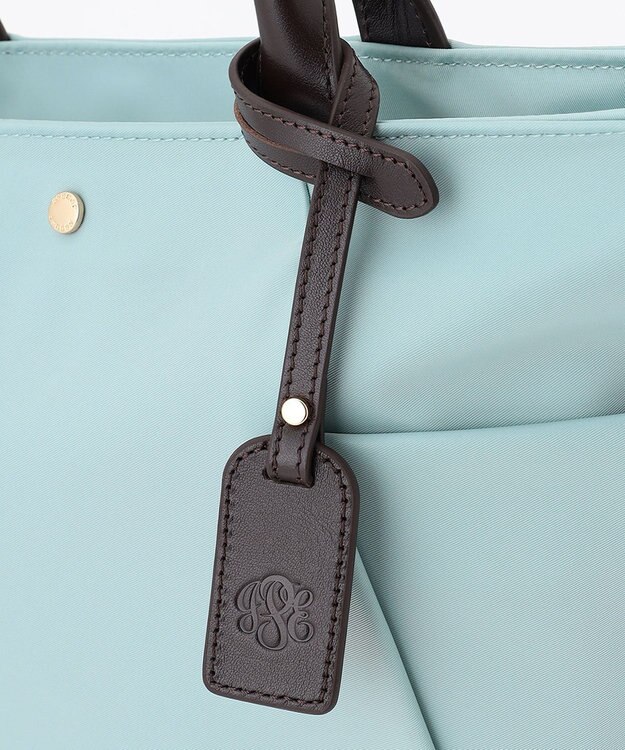 J.PRESS LADIES 【WEB限定】2wayナイロン Midium トート バッグ サックスブルー系