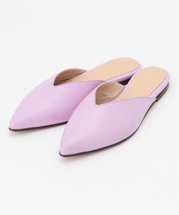 自由区 【CORSO ROMA】フラット ミュール ライラック系
