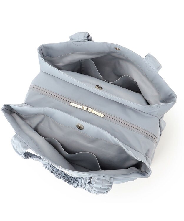 Chacott ギャザーハンドトートバッグ ヒヤシンス