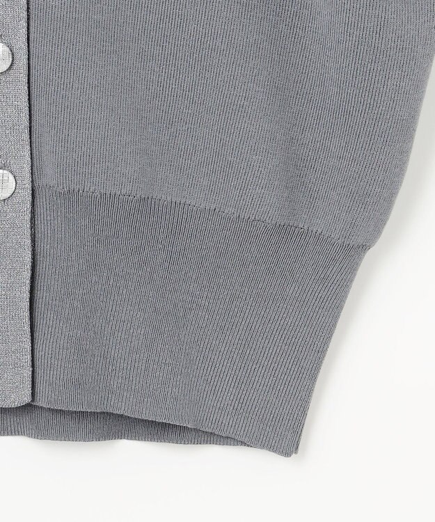 Feroux 【洗える・セットアイテム】ラメライン・ニットセットアップ ブルー系