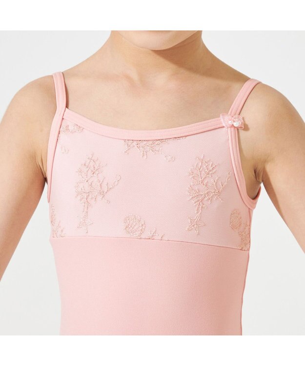 Chacott キャミソールレオタード サーモンピンク