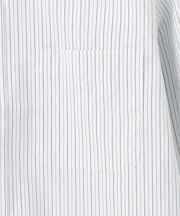 J.PRESS MEN 【WEB・一部店舗限定】ターコイズストライプシャツ/B.D. ターコイズブルー系1