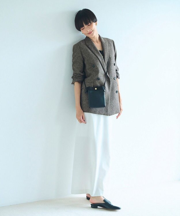 TOPKAPI 【Breath TOPKAPI】RIPPLE リプル スリム サコッシュ スマホショルダー ブラック