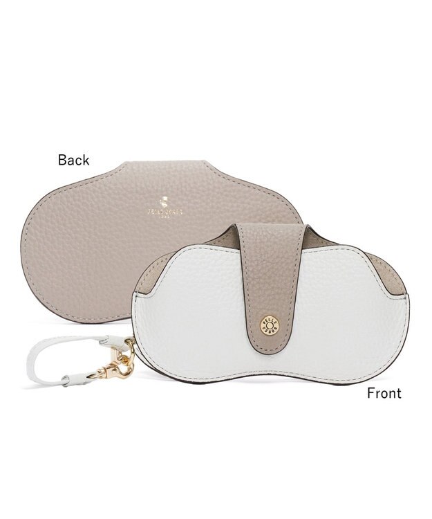 PELLE BORSA ストラップ付きめがねケース Reinette Goods レネットグッズ4776 オフホワイト