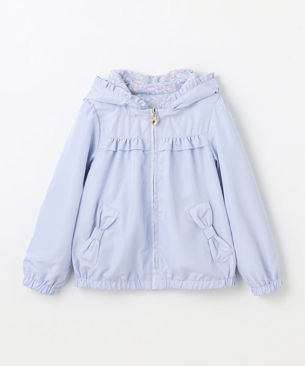 ANY KIDS シャカシャカ リバーシブルゾン サックスブルー