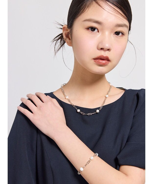 TOCCA 【八木アリサさん着用】SPRINKLE PEARL BRACELET 淡水パールブレスレット シルバー系